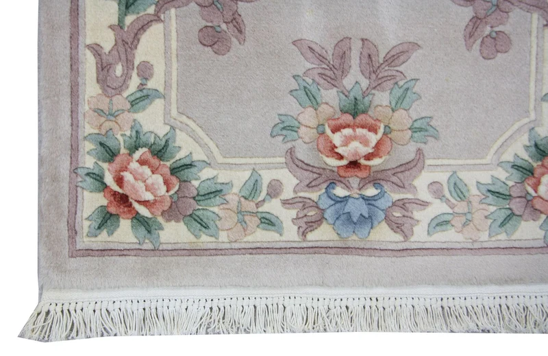 China Teppich 70 x 137 cm - silber