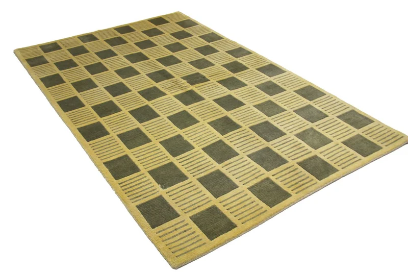 Nepal Teppich 155 x 245 cm - grün