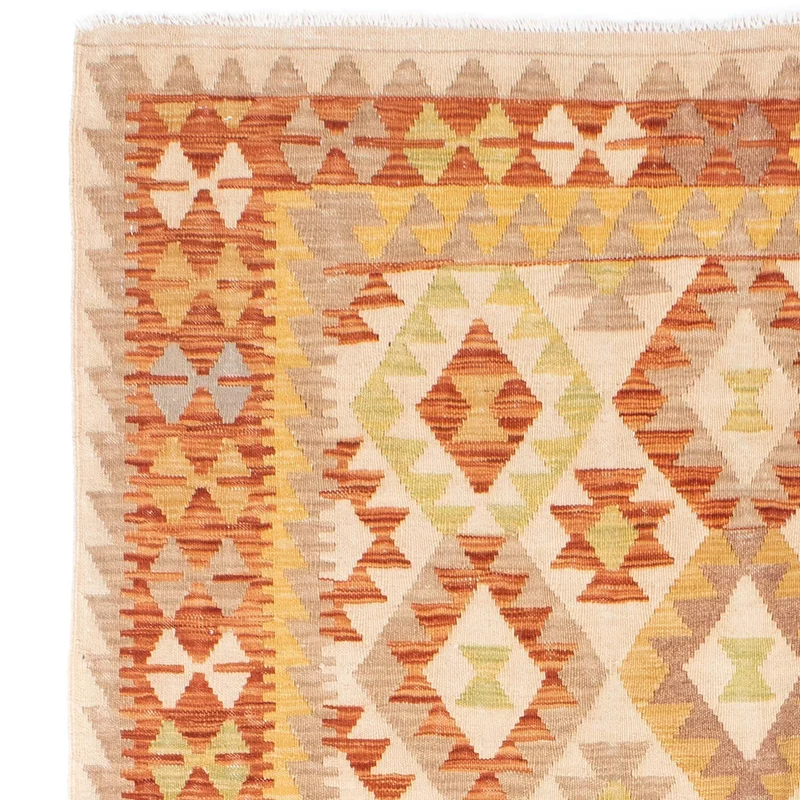 Kelim Teppich - Oriental 144 x 218 cm - beige