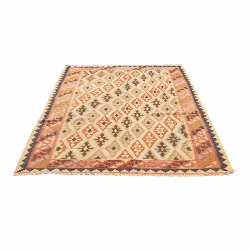 Kelim Teppich - Oriental 144 x 190 cm - beige