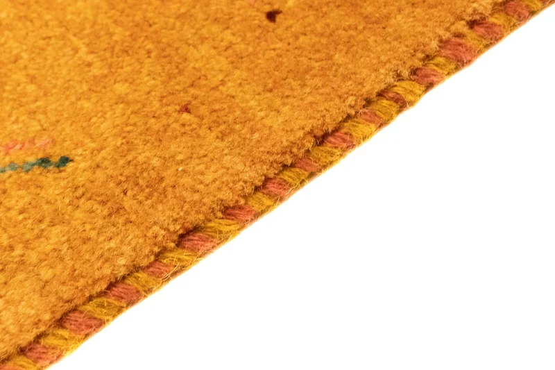 Gabbeh Teppich - Perser 81 x 130 cm - gold