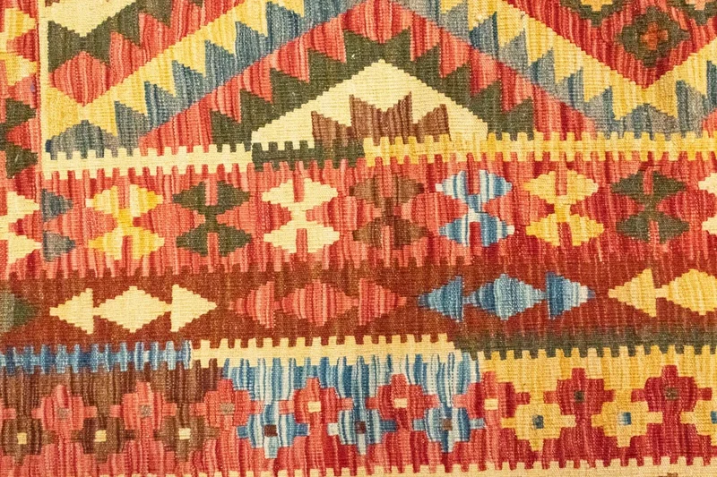 Kelim Teppich - Splash 174 x 229 cm - mehrfarbig