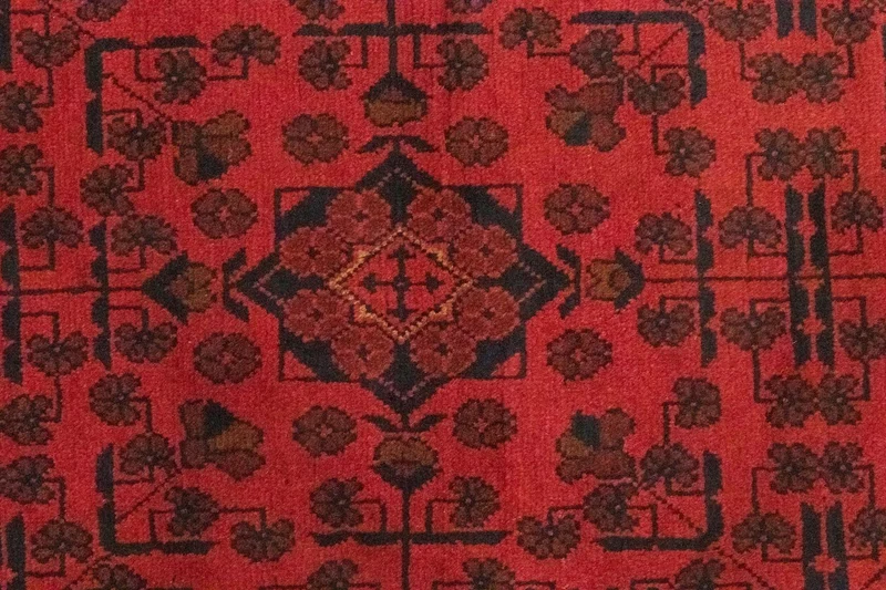 Afghan Teppich - Kunduz 75 x 189 cm - rot
