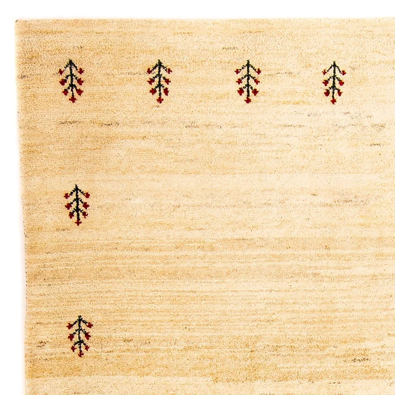 Gabbeh Teppich - Loribaft Indus 141 x 199 cm - hellbeige