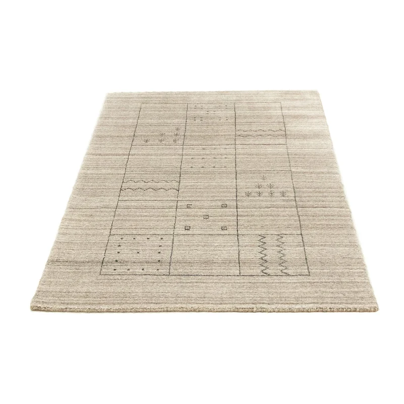 Nepal Teppich 90 x 160 cm Teppichbrücke - beige