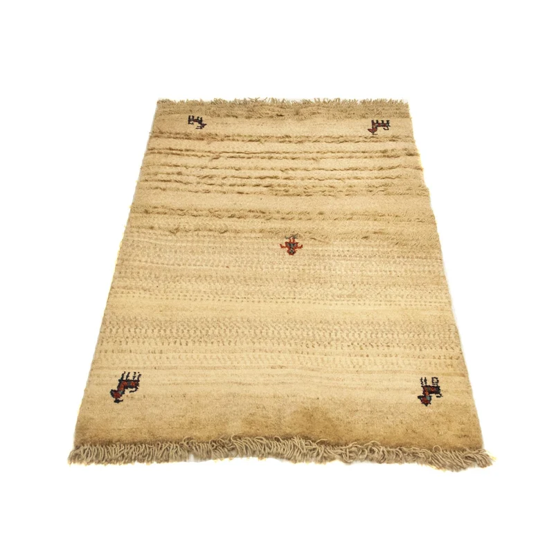 Gabbeh Teppich - Perser 78 x 133 cm - beige