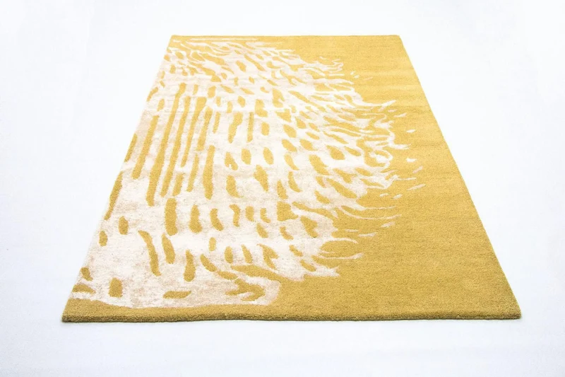 Designer Teppich 154 x 242 cm Wohnzimmer Teppich