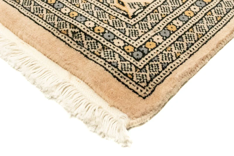 Afghan Teppich - Buchara 77 x 130 cm - beige