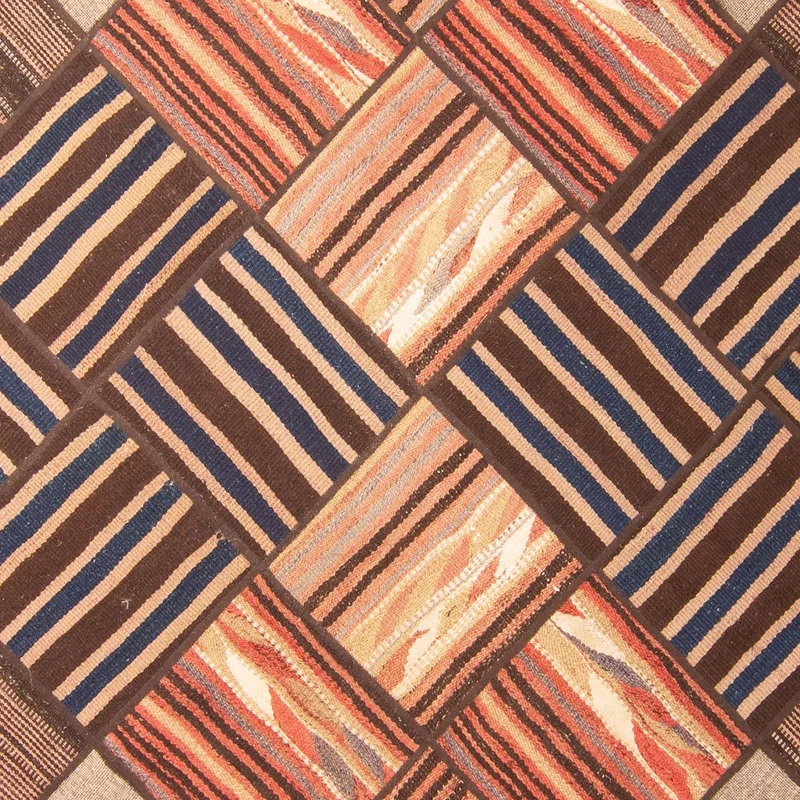 Patchwork Teppich 150 x 200 cm - mehrfarbig