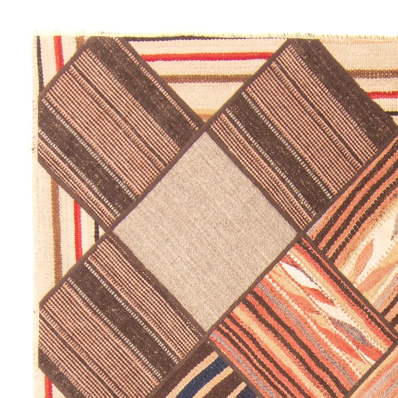 Patchwork Teppich 150 x 200 cm - mehrfarbig