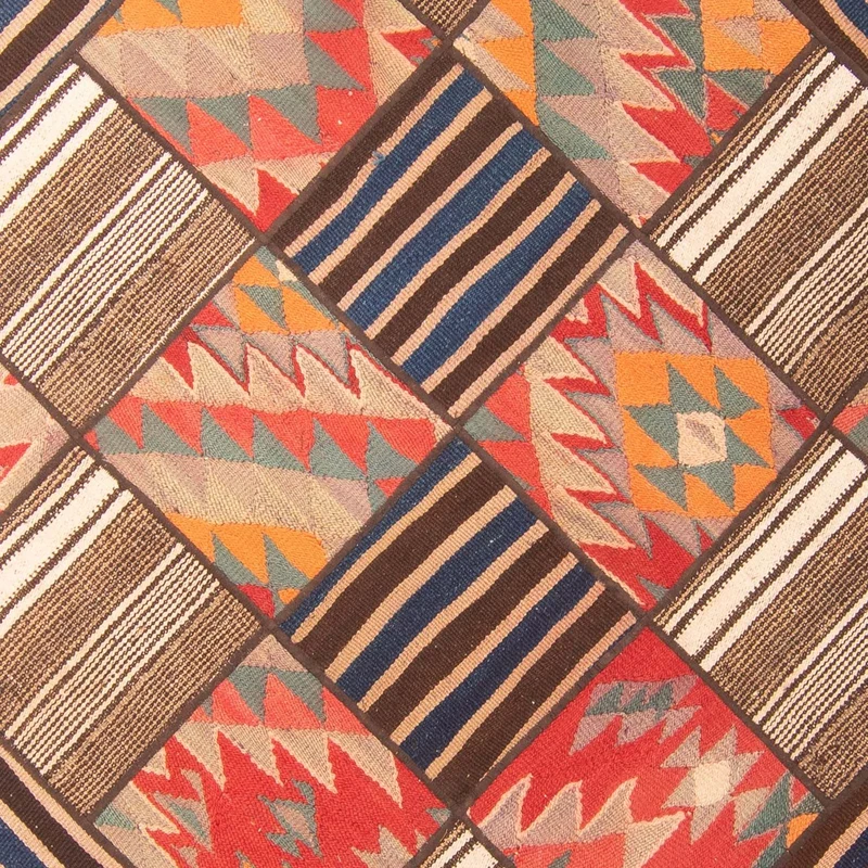 Patchwork Teppich 150 x 200 cm - mehrfarbig