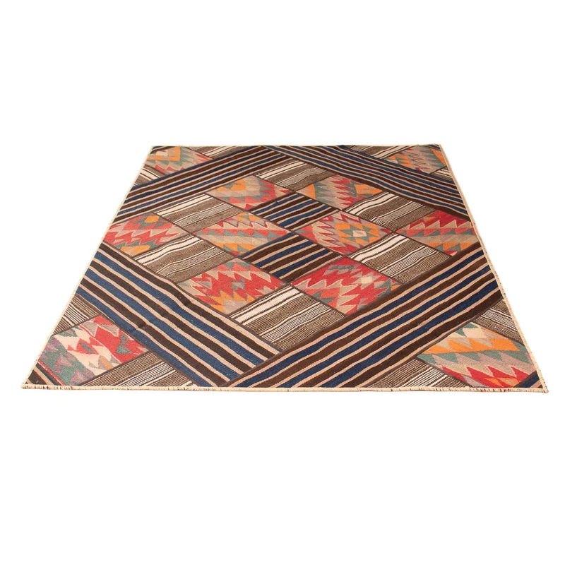 Patchwork Teppich 150 x 200 cm - mehrfarbig