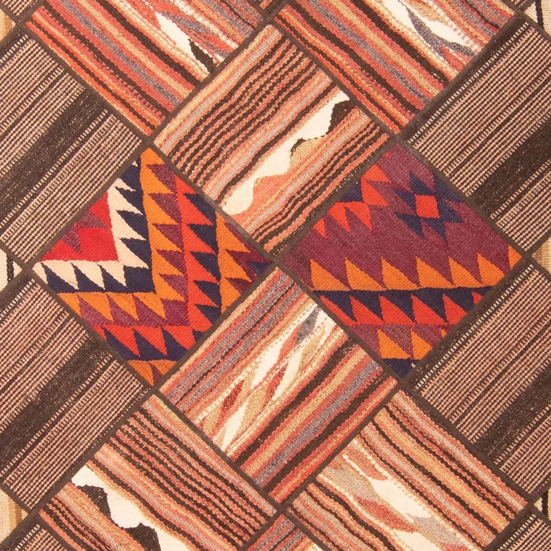 Patchwork Teppich 150 x 200 cm - mehrfarbig