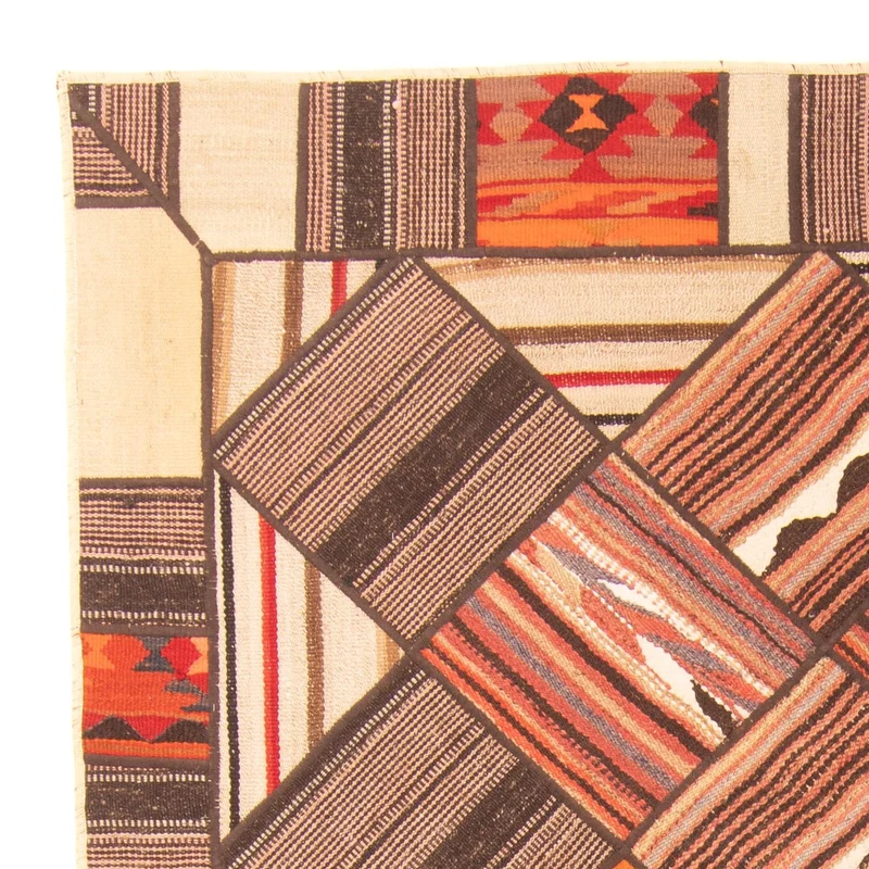 Patchwork Teppich 150 x 200 cm - mehrfarbig