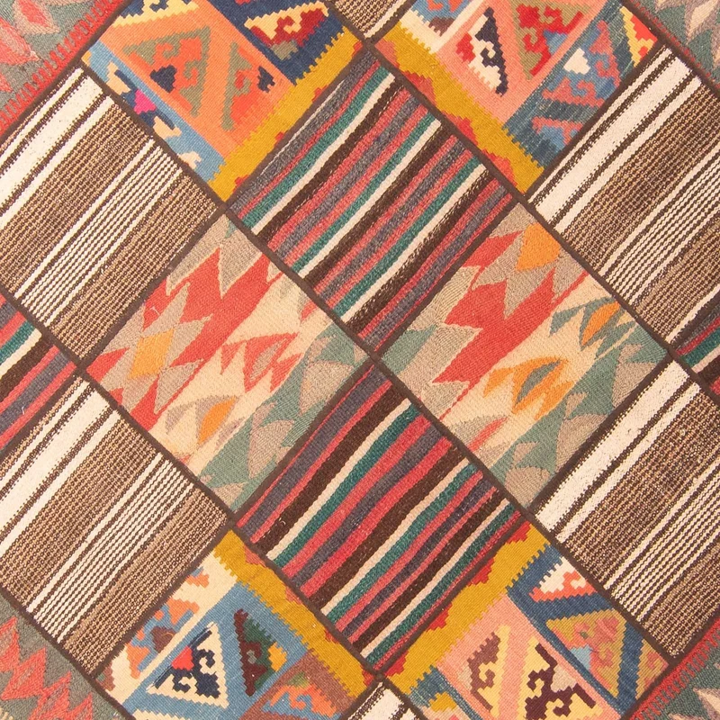 Patchwork Teppich 150 x 200 cm - mehrfarbig
