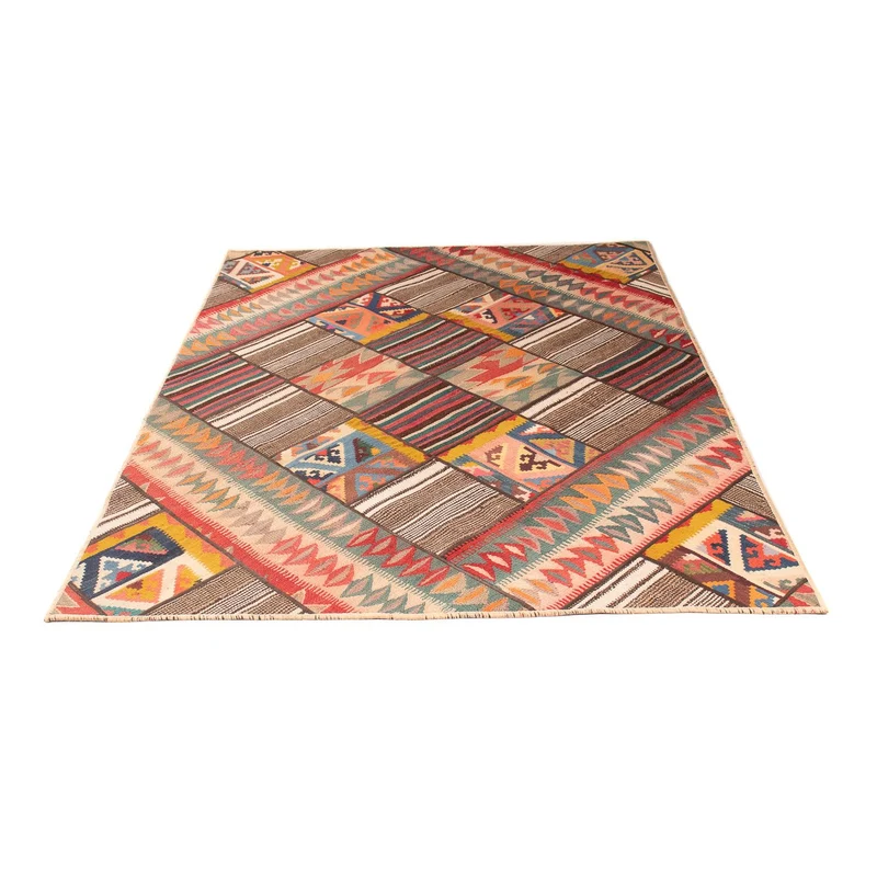 Patchwork Teppich 150 x 200 cm - mehrfarbig