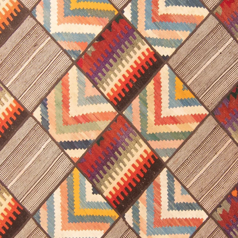 Patchwork Teppich 150 x 200 cm - mehrfarbig