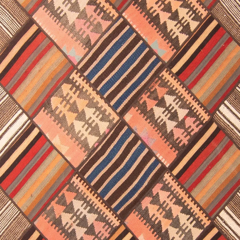 Patchwork Teppich 150 x 200 cm - mehrfarbig
