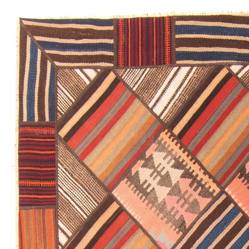 Patchwork Teppich 150 x 200 cm - mehrfarbig