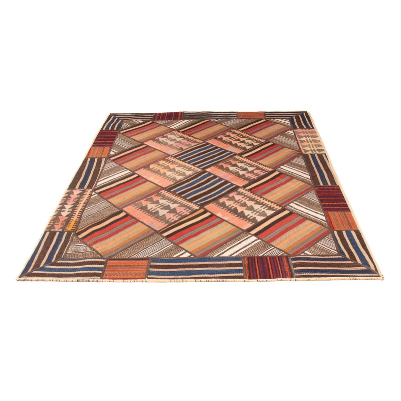 Patchwork Teppich 150 x 200 cm - mehrfarbig