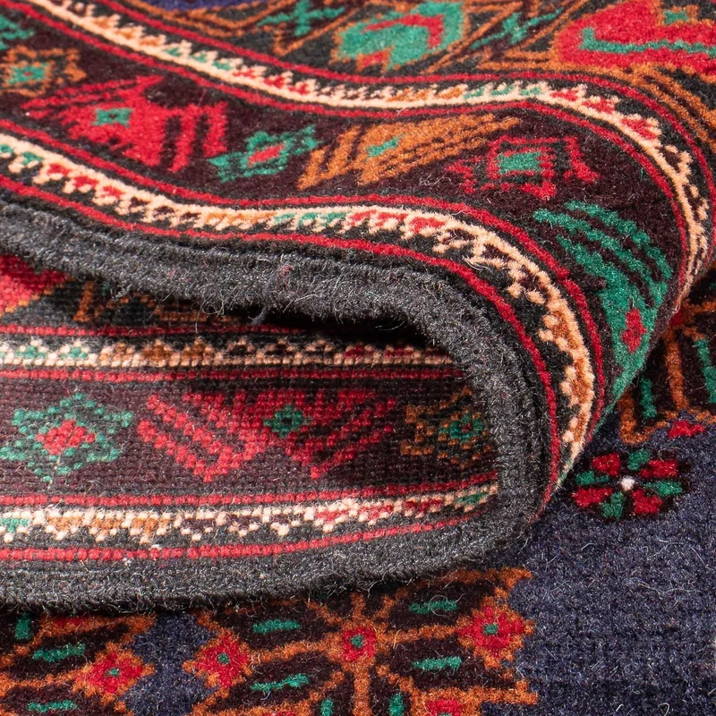 Belutsch Teppich - 123 x 205 cm - dunkelblau