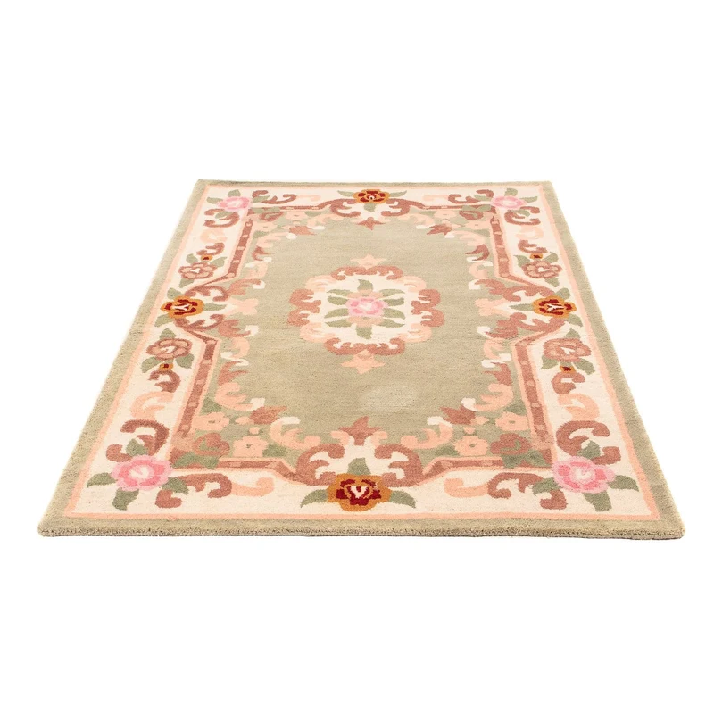 China Teppich 123x184cm - Orientteppich - hellbraun