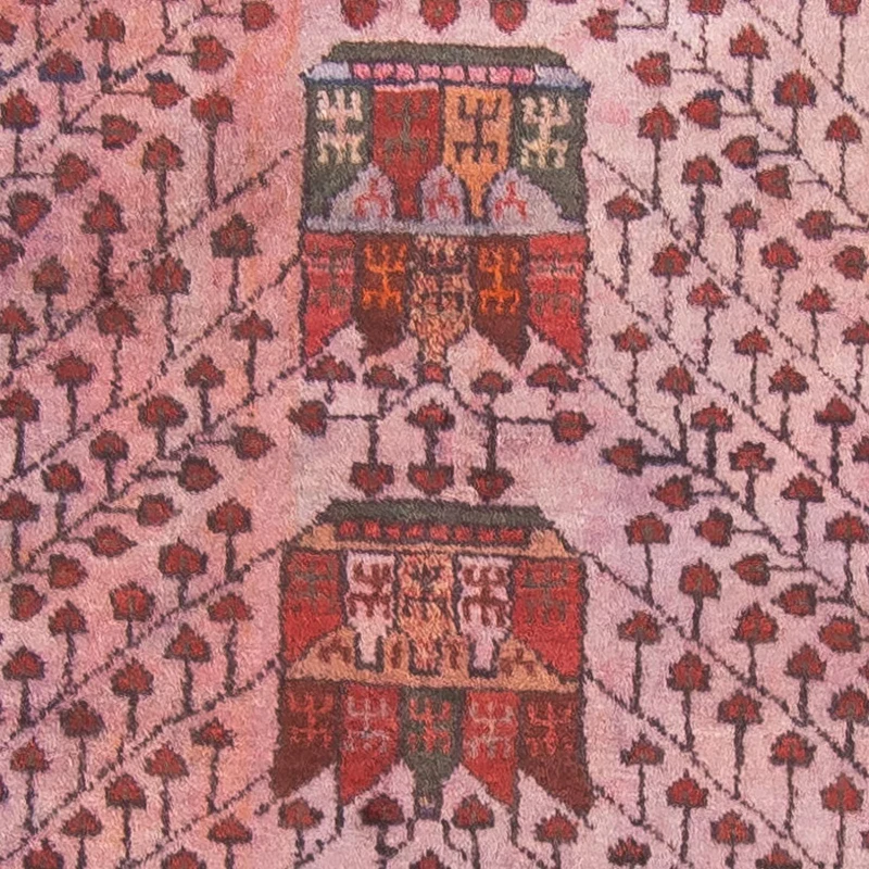 Orientteppich 150 x 285 cm - hellrot