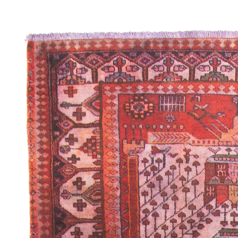 Orientteppich 150 x 285 cm - hellrot