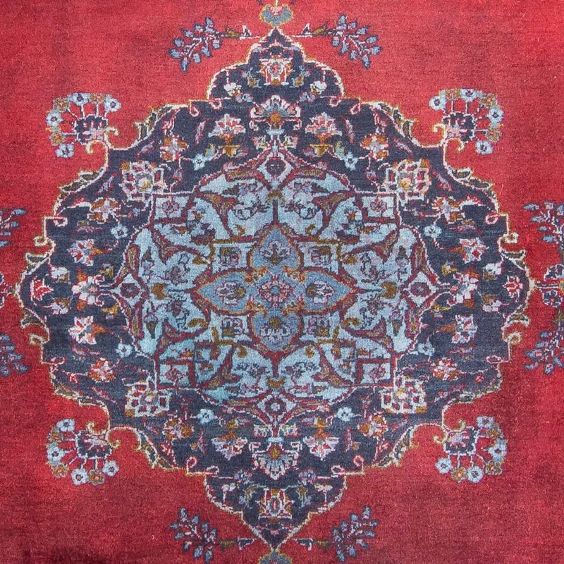 Orientteppich 225 x 325 cm - dunkelrot