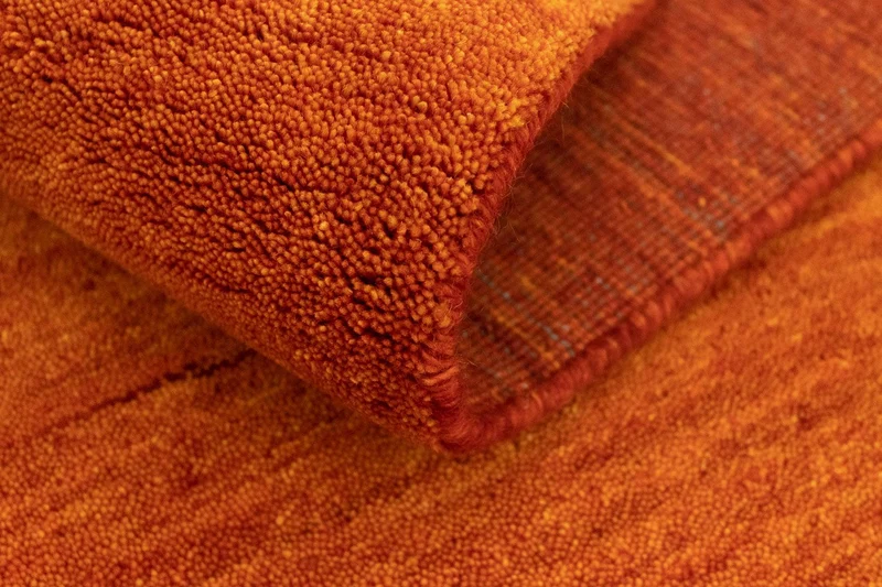 Gabbeh Teppich - Softy 80 x 400 cm - orange