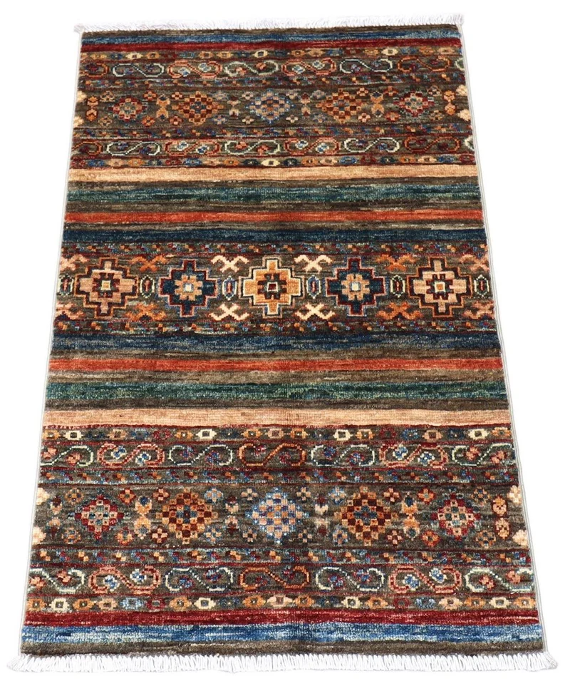 Ziegler Teppich 63 x 99 cm - mehrfarbig