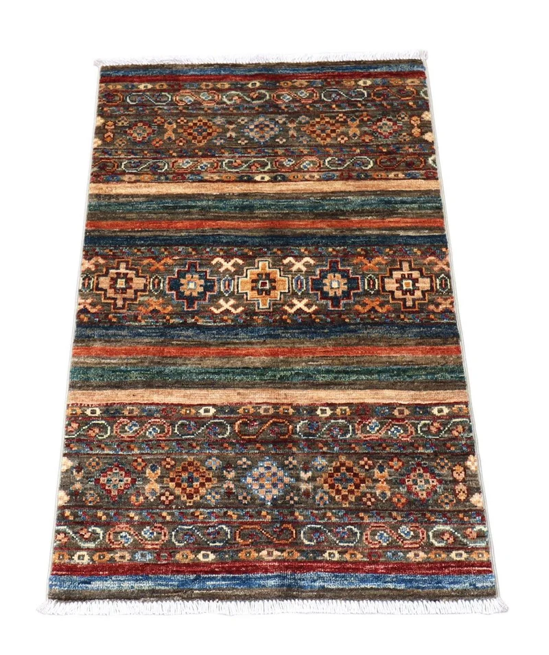 Ziegler Teppich 60 x 98 cm - mehrfarbig