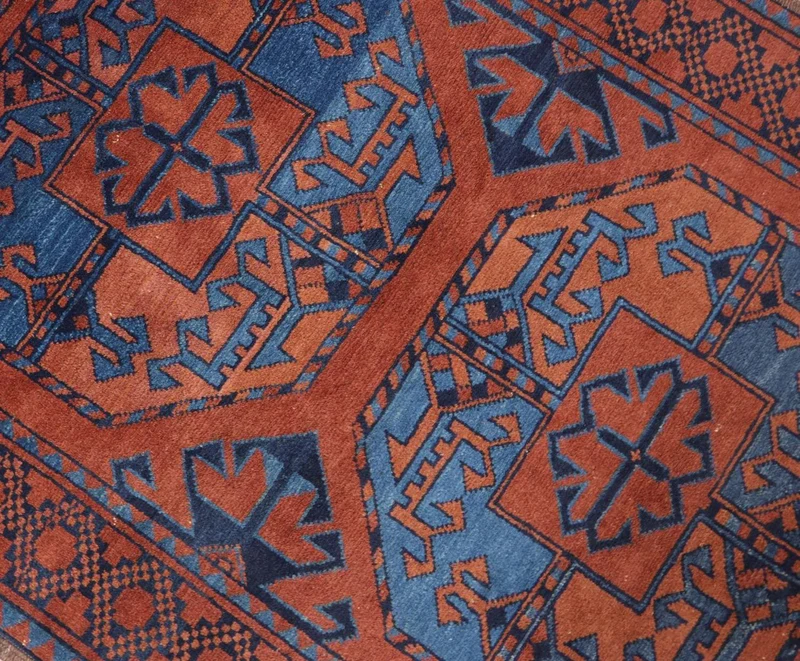 Afghan Teppich 90 x 124 cm - rot