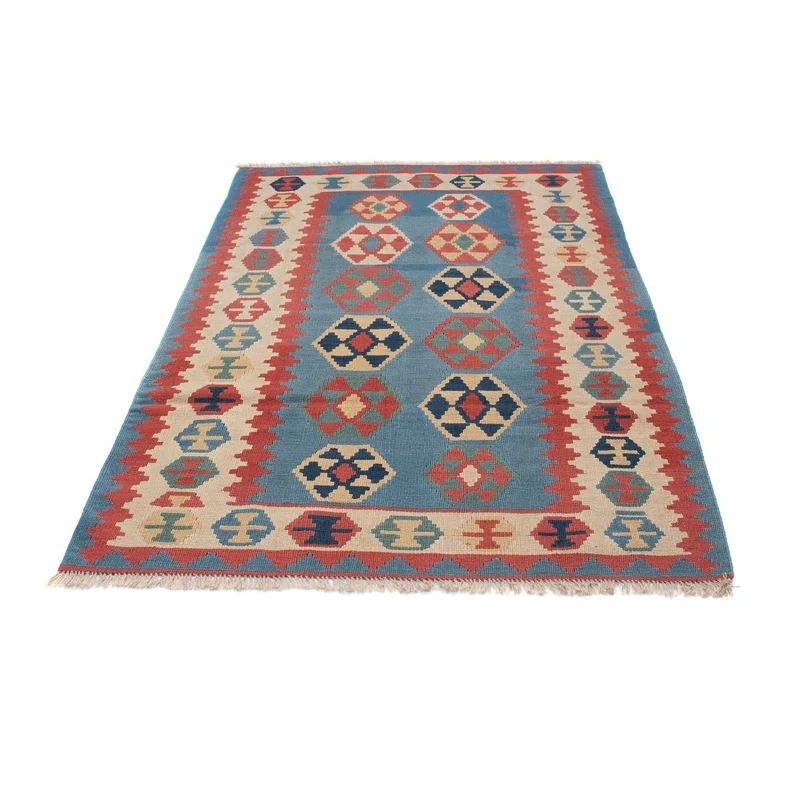 Kelim Teppich - Oriental 108 x 179 cm - blau