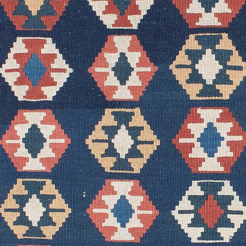 Kelim Teppich - Oriental 104 x 186 cm - blau