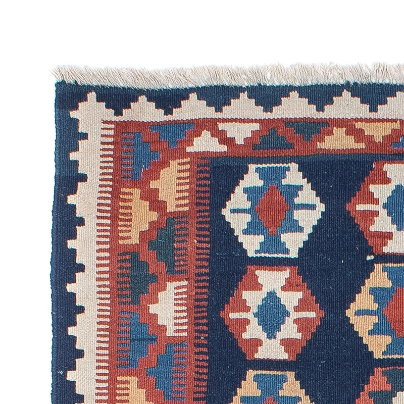 Kelim Teppich - Oriental 104 x 186 cm - blau