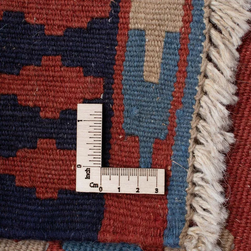 Kelim Teppich - Oriental 114 x 170 cm - dunkelrot