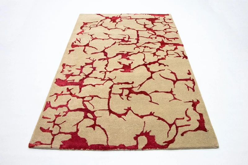 Designer Teppich 151 x 239 cm Wohnzimmer Teppich