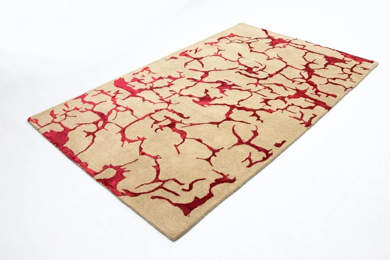 Designer Teppich 151 x 239 cm Wohnzimmer Teppich