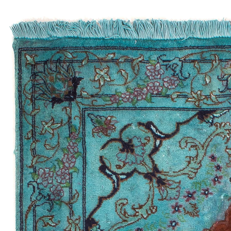 Orientteppich 77 x 124 cm - türkis