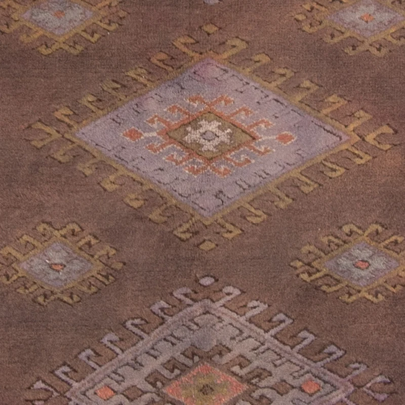 Orientteppich 200 x 285 cm - dunkelbraun