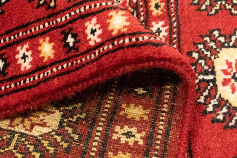 Afghan Teppich - Buchara 78 x 132 cm - rot