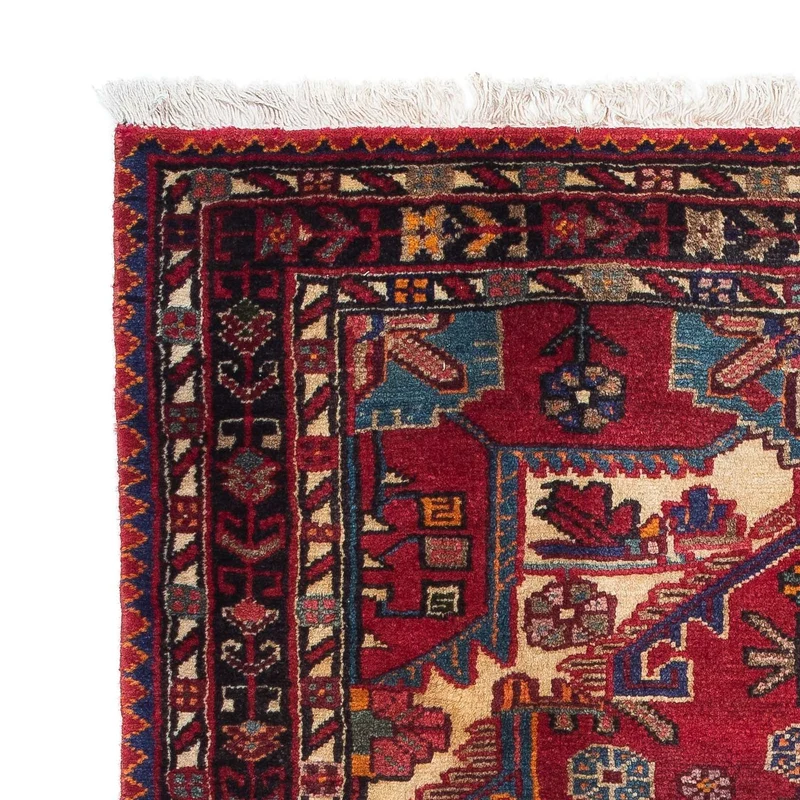 Perserteppich - Nomadic 93 x 125 cm - dunkelrot