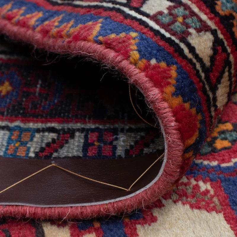 Perserteppich - Nomadic 93 x 125 cm - dunkelrot