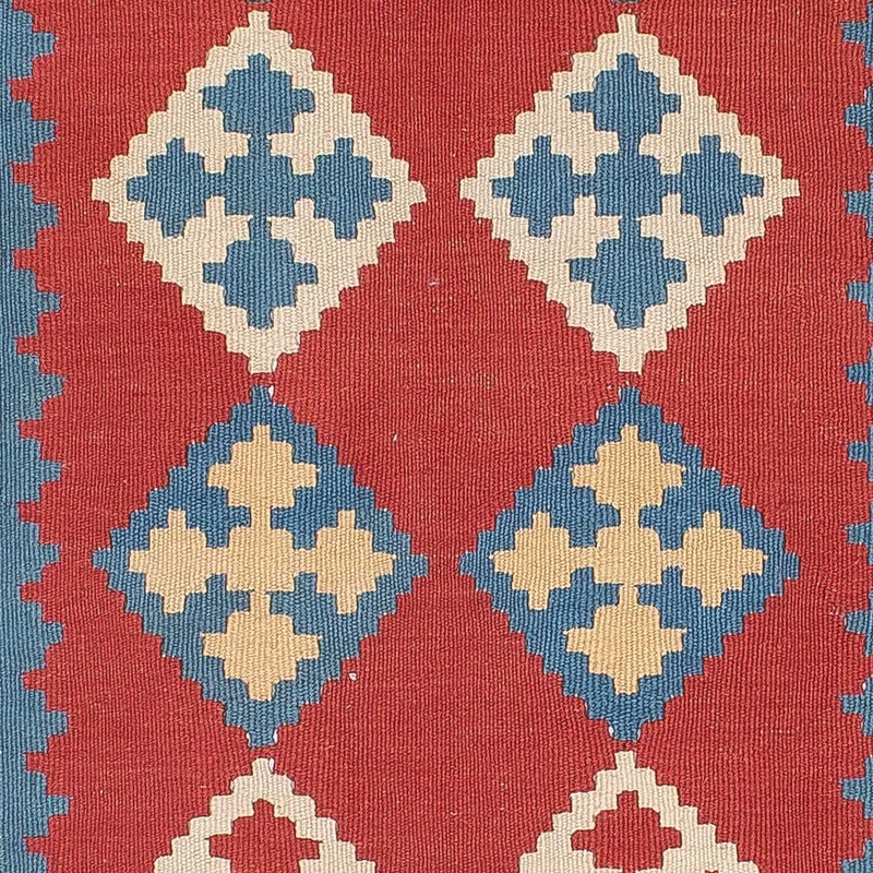 Kelim Teppich - Oriental 117 x 172 cm - dunkelrot