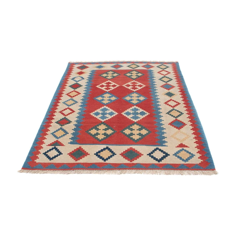 Kelim Teppich - Oriental 117 x 172 cm - dunkelrot