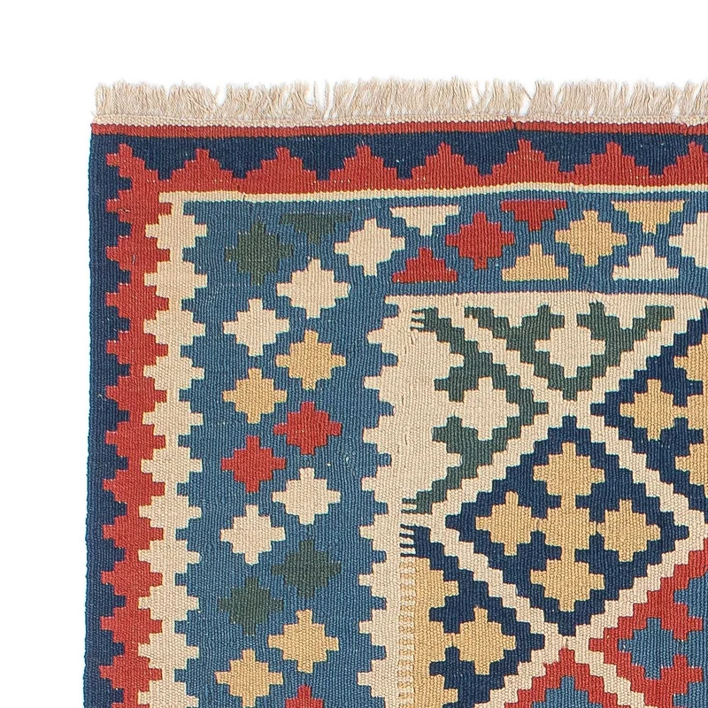 Kelim Teppich - Oriental 115 x 174 cm - blau