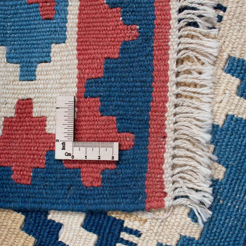 Kelim Teppich - Oriental 115 x 174 cm - blau