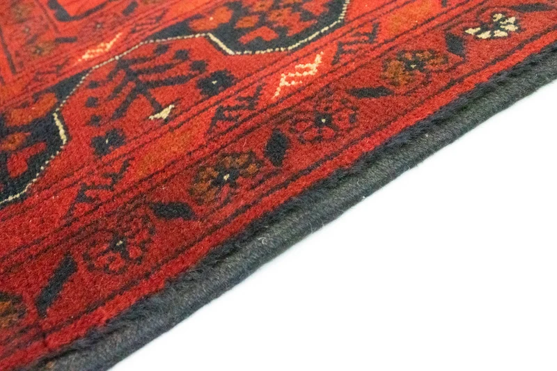 Afghan Teppich - Kunduz 105 x 156 cm - rot