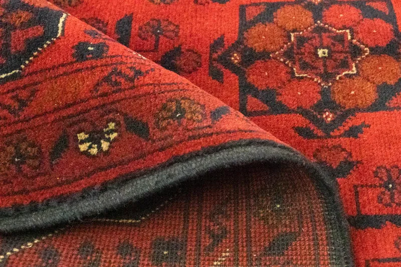 Afghan Teppich - Kunduz 105 x 156 cm - rot